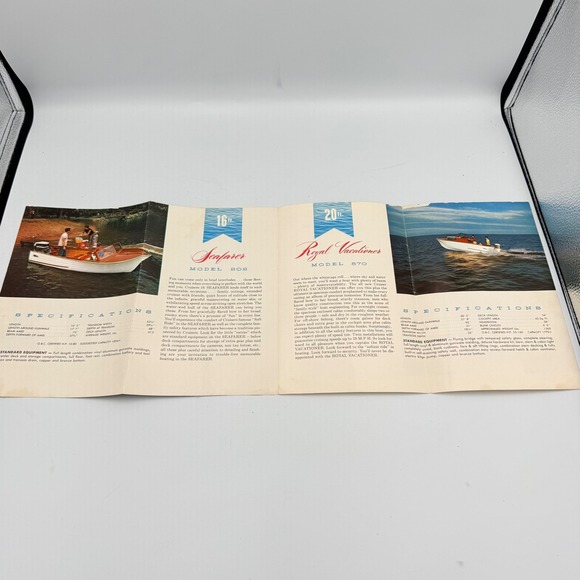 Cruisers Inc. Other - Vintage 1960 Cruisers Inc Boat Catalog Brochure Oconto Wisconsin 1960s Marine
